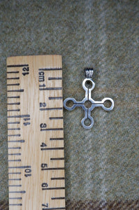 Lindisfarne Sterling Silver Cross