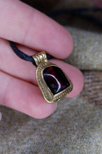 Load image into Gallery viewer, Anglo Saxon Ely Garnet pendant