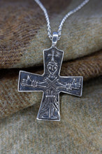 Load image into Gallery viewer, Viking Double Sided Cross Pendant from Taskula, Finland in Bronze or Sterling Silver