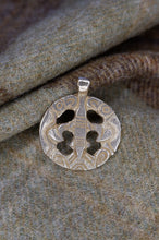 Load image into Gallery viewer, Anglo Saxon raven and fish disc pendant from Hampshire