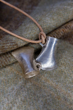 Load image into Gallery viewer, Votive socketed Axe Pendant in Sterling Silver or Bronze