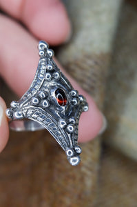 Burghead Pictish Ring in Bronze or Sterling Silver