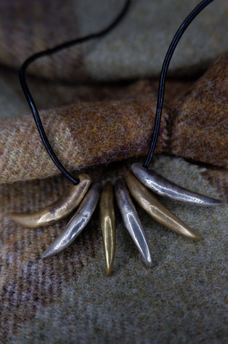 Tooth Pendant in Bronze or Sterling Silver