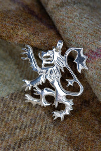 Rampant Lion Pendant - Large