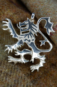 Rampant Lion Pendant - Large