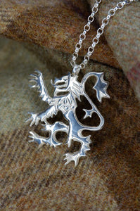 Rampant Lion Pendant - Large