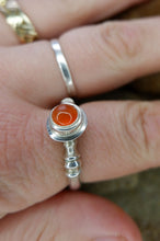 Load image into Gallery viewer, Roman Ring From Culbin Sands, Moray in Sterling Silver set with a Carnelian Stone
