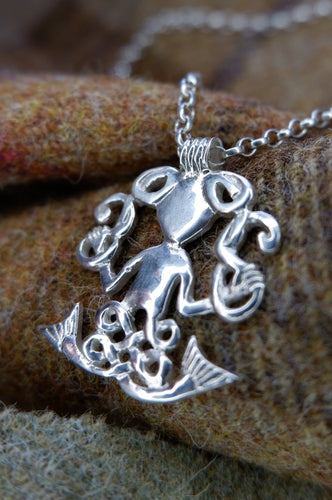 Pictish Mermaid Pendant