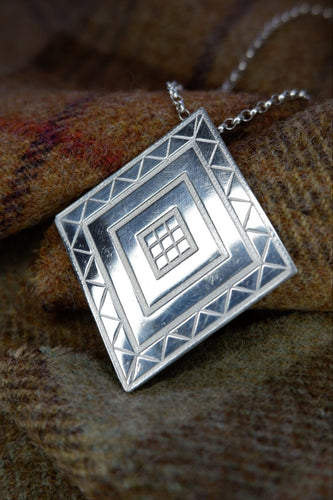 Bush Barrow Lozenge Pendant in Bronze, Sterling Silver, or Gold