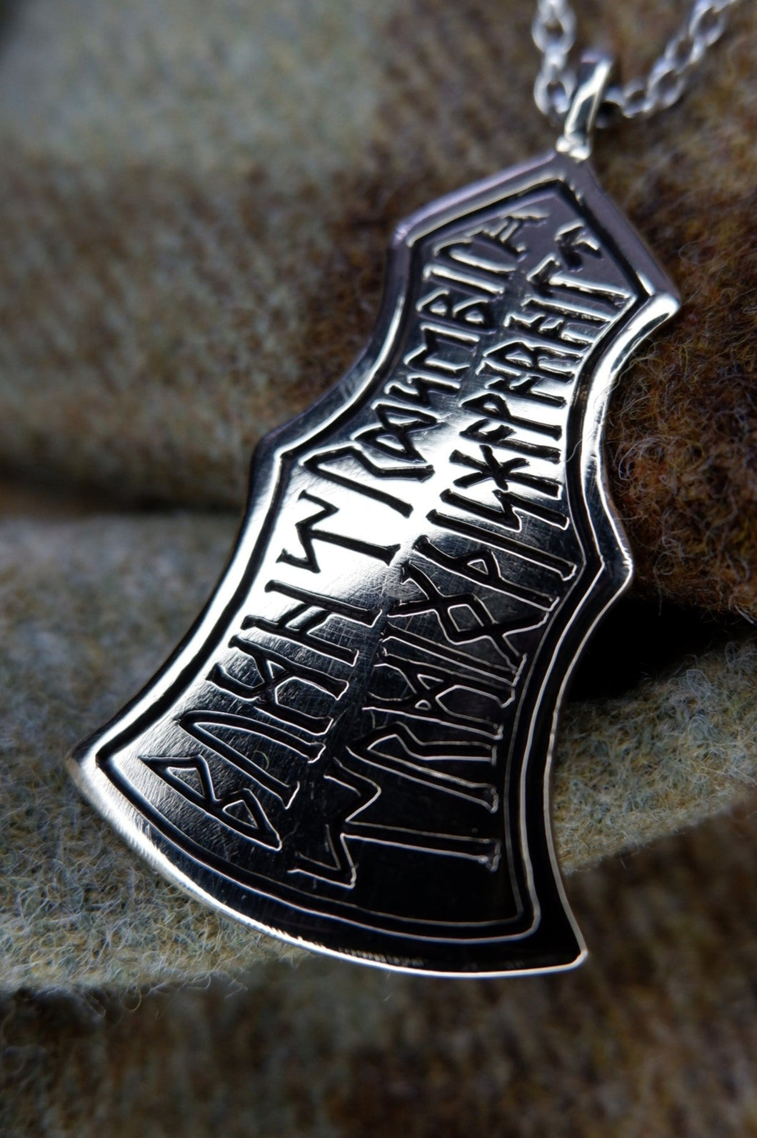 Anglo Saxon Rune Pendant from Suffolk