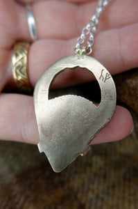 Woden Head Pendant