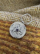 Load image into Gallery viewer, Pictish/Celtic Pendant from the book of Kells with Amethyst