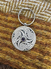 Load image into Gallery viewer, Pictish/Celtic Pendant from the book of Kells with Amethyst