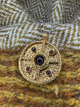 Load image into Gallery viewer, Unique Anglo Saxon style disc pendant