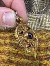Load image into Gallery viewer, Unique Anglo Saxon style disc pendant