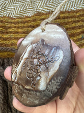 Load image into Gallery viewer, Pictish Brandsbutt Stone Miniature Oil Painting on Wood