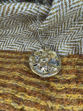 Load image into Gallery viewer, Llyn Cerrig Bach pendant in sheet brass