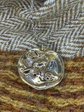 Load image into Gallery viewer, Llyn Cerrig Bach pendant in sheet brass