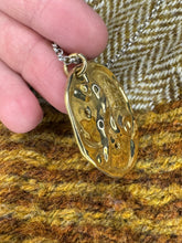 Load image into Gallery viewer, Llyn Cerrig Bach pendant in sheet brass