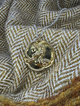 Load image into Gallery viewer, Llyn Cerrig Bach pendant in sheet brass