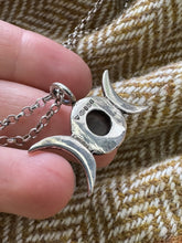 Load image into Gallery viewer, Triple Moon Goddess Pendant with Labradorite