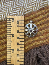 Load image into Gallery viewer, Taranis Wheel Pendant in Silver and Amethyst