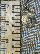 Load image into Gallery viewer, Gold Plated fine silver Alfred coin pendant