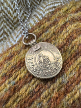 Load image into Gallery viewer, Gold Plated fine silver Alfred coin pendant