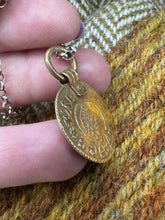 Load image into Gallery viewer, Gold Plated fine silver Alfred coin pendant