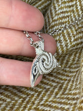 Load image into Gallery viewer, Bizzarre Pictish Raven Lunulae/ Crescent pendant