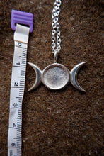 Load image into Gallery viewer, Triple Moon Goddess Pendant