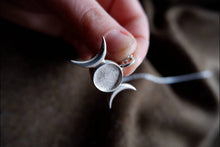 Load image into Gallery viewer, Triple Moon Goddess Pendant