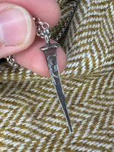 Load image into Gallery viewer, Coffin Nail Pendant in Silver