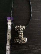 Load image into Gallery viewer, Ödeshög Mjolnir / Thor&#39;s Hammer Pendant in Red Bronze