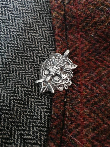 Handmade Gnezdovo Loki/Odin Mask Pendant