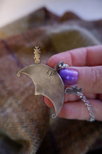 Load image into Gallery viewer, Hilton of Cadboll v-rod and crescent pendant in sterling silver