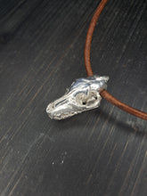 Load image into Gallery viewer, Articulated Wolf Skull pendant