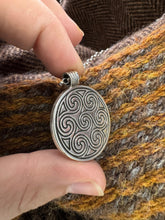 Load image into Gallery viewer, Large Aberlemno Pictish Stone Swirl Pendant