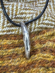 Tooth Pendant in Sterling Silver