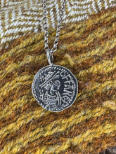 Load image into Gallery viewer, Offa Hammered Coin Pendant