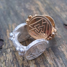 Load image into Gallery viewer, Anglo Saxon Nene River Ring in Sterling Silver or 9ct Gold