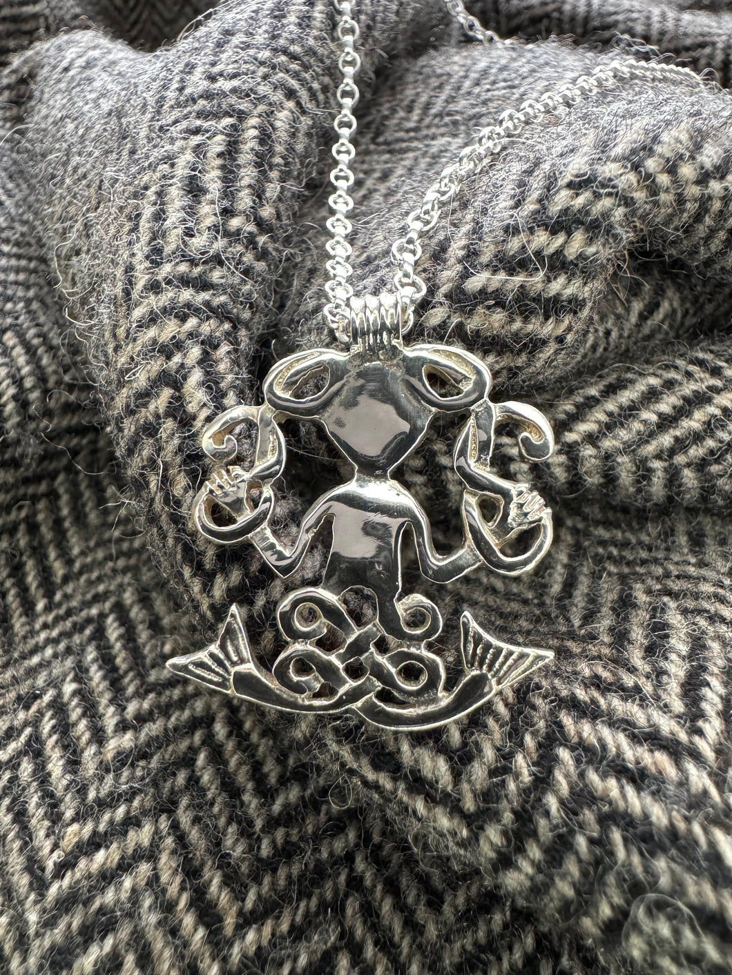 Pictish Mermaid Pendant from Meigle