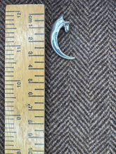 Load image into Gallery viewer, Silver Eagle talon pendant