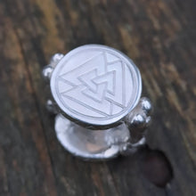 Load image into Gallery viewer, Anglo Saxon Nene River Ring in Sterling Silver or 9ct Gold