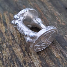 Load image into Gallery viewer, Anglo Saxon Nene River Ring in Sterling Silver or 9ct Gold