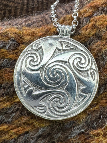 Pictish Brough of Birsay Pendant in Sterling Silver