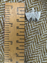 Load image into Gallery viewer, Pictish Bat Pendant in Silver