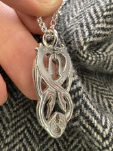 Load image into Gallery viewer, Pictish kelpie pendant in silver