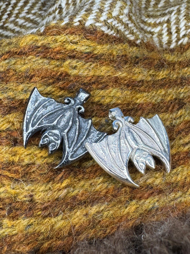 Pictish Bat Pendant in Silver