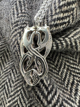 Load image into Gallery viewer, Pictish kelpie pendant in silver